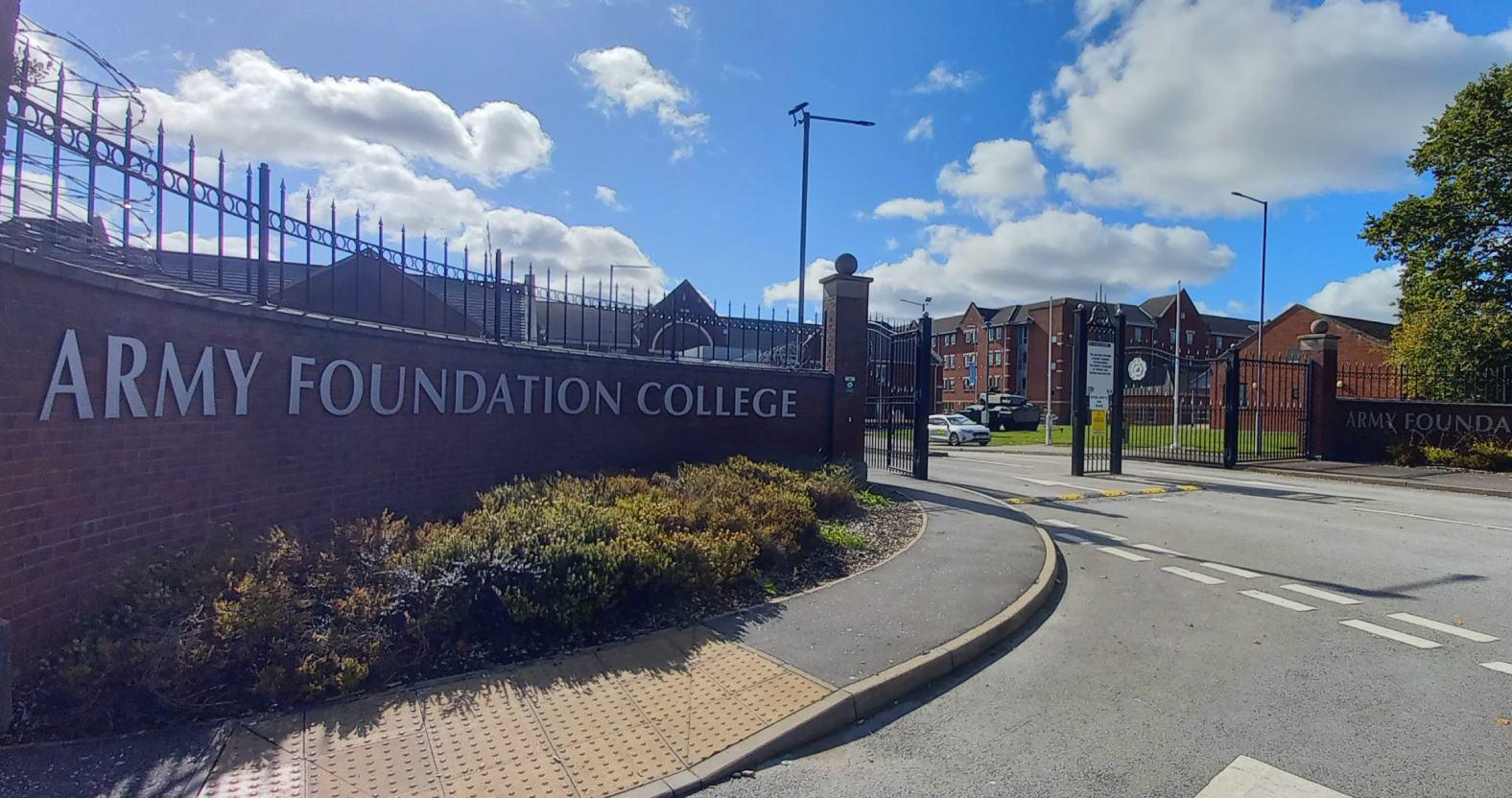 hgtearmyfoundationcoll-entrancesign