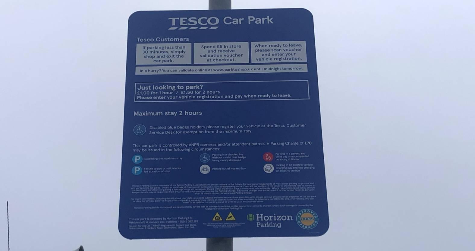 ripon-13-oct-2025-tesco-car-park-sign